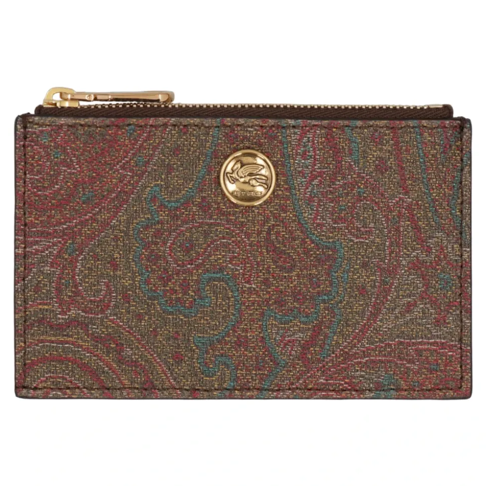 Tarjetero Paisley con Monedero