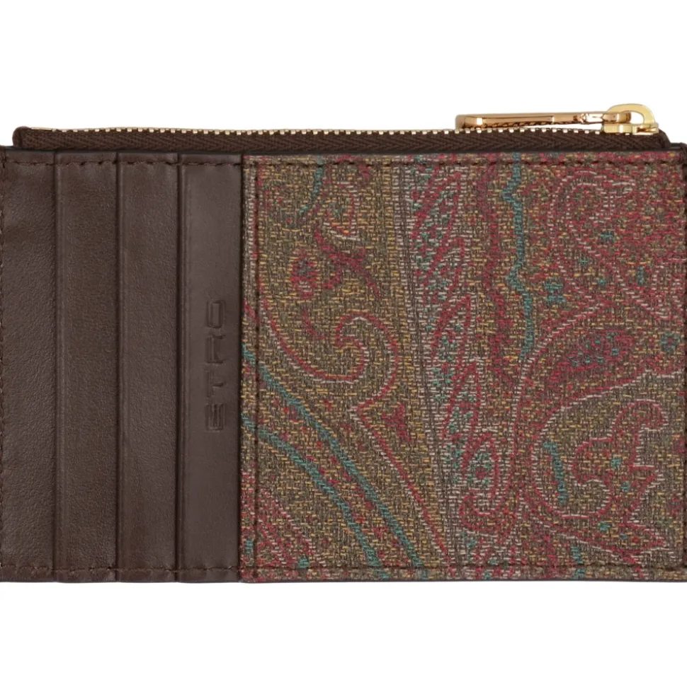 Tarjetero Paisley con Monedero