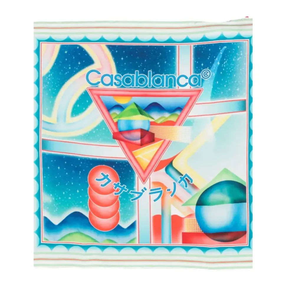 Tennis Club Medium Silk Scarf