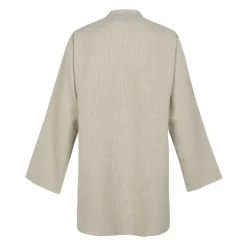 Tilo, camisa de rayas gris y marron-