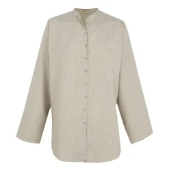 Tilo, camisa de rayas gris y marron-