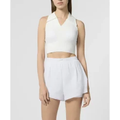 Top Corto con Cuello Polo