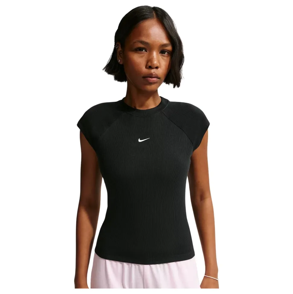 Top de Manga Corta Ajustado de Canalé Chill Knit