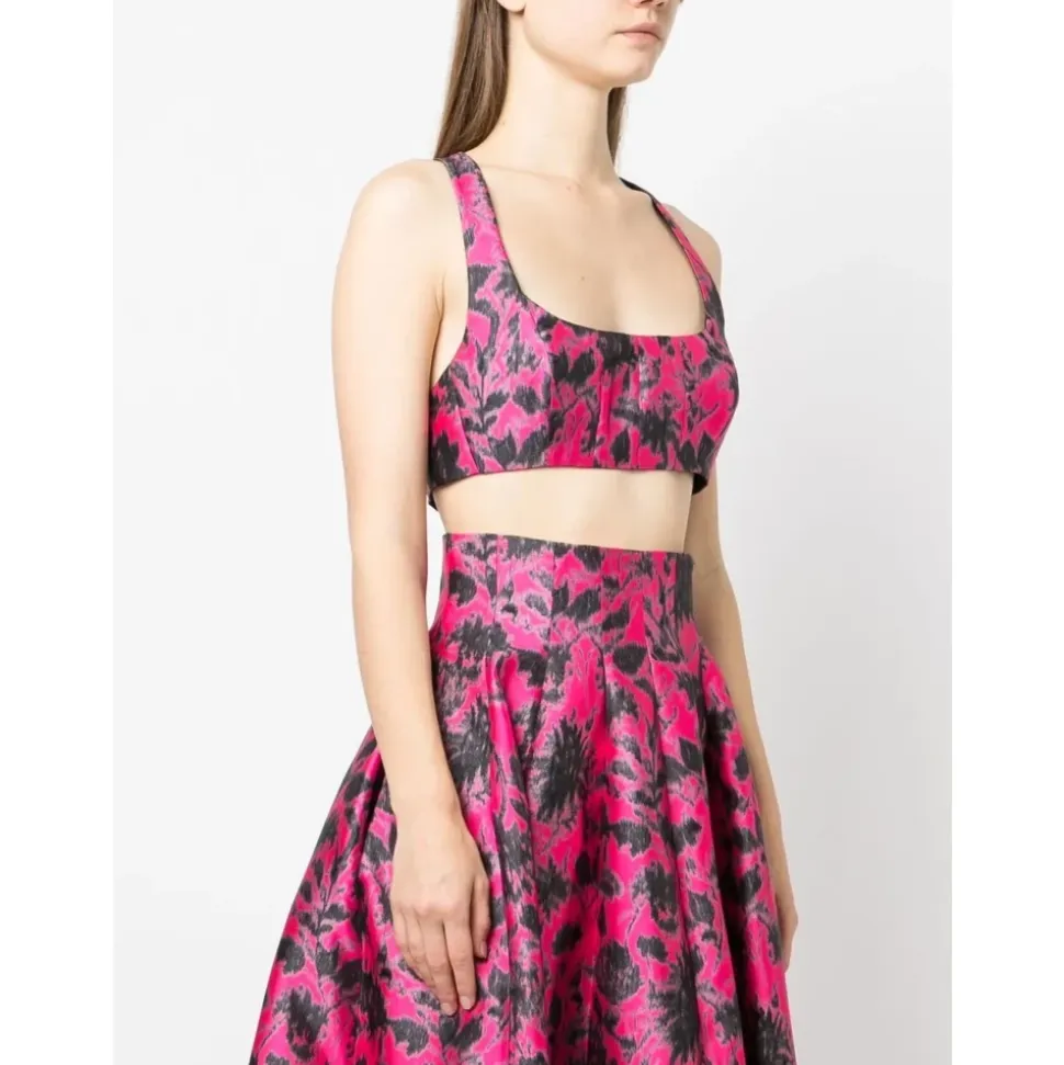 Top Floral Corto
