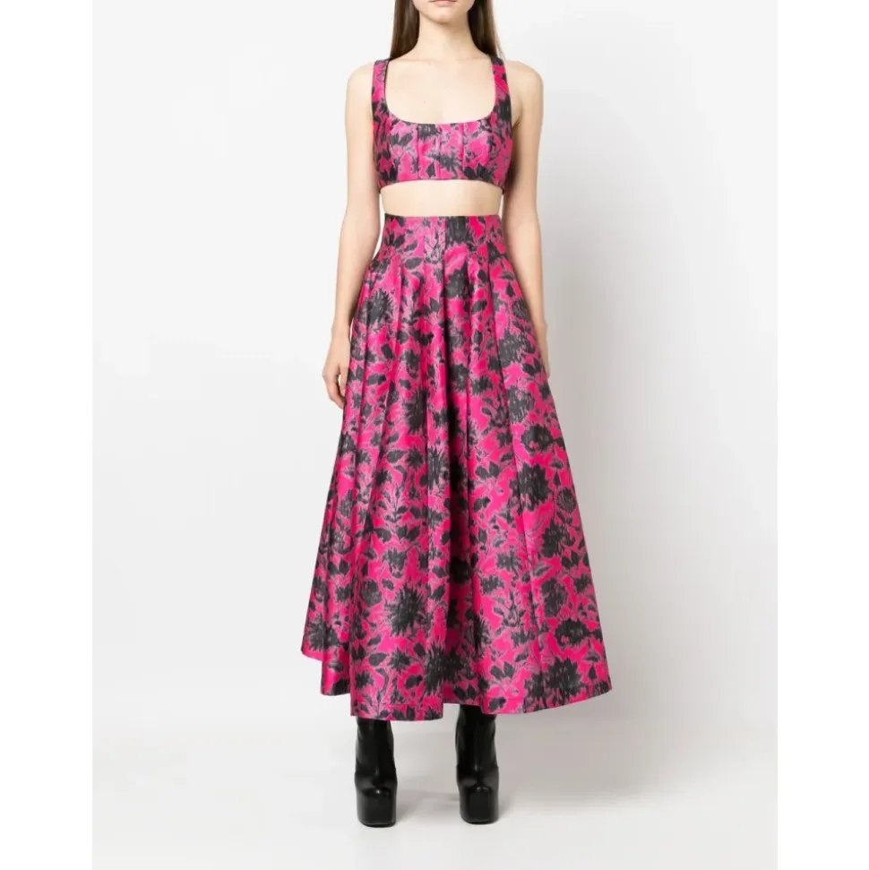 Top Floral Corto