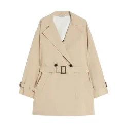 Trench Coat de Lona Técnica Hidrófuga