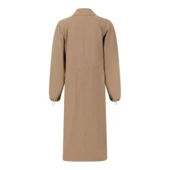 Vestido Camisero Beige Oversize