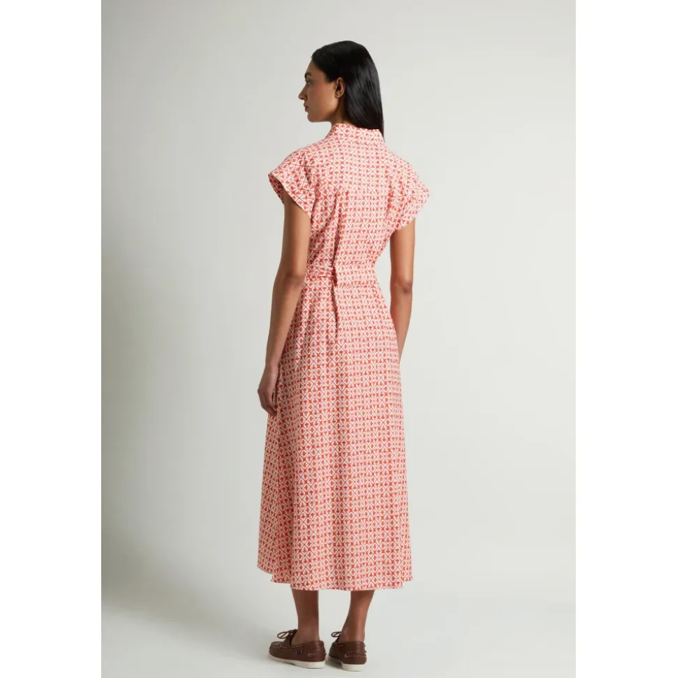 Vestido Camisero de Algodón y Viscosa
