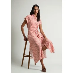 Vestido Camisero de Algodón y Viscosa