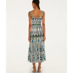 Vestido de dibujo estampado