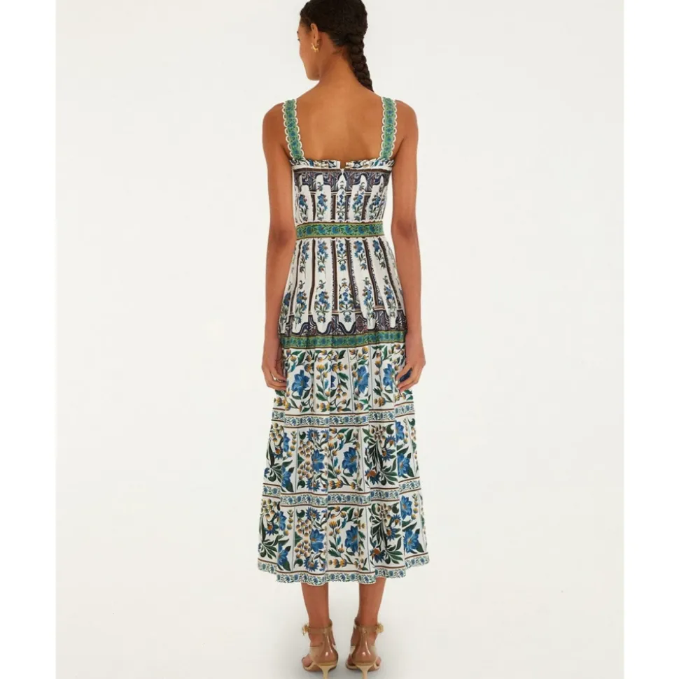 Vestido de dibujo estampado