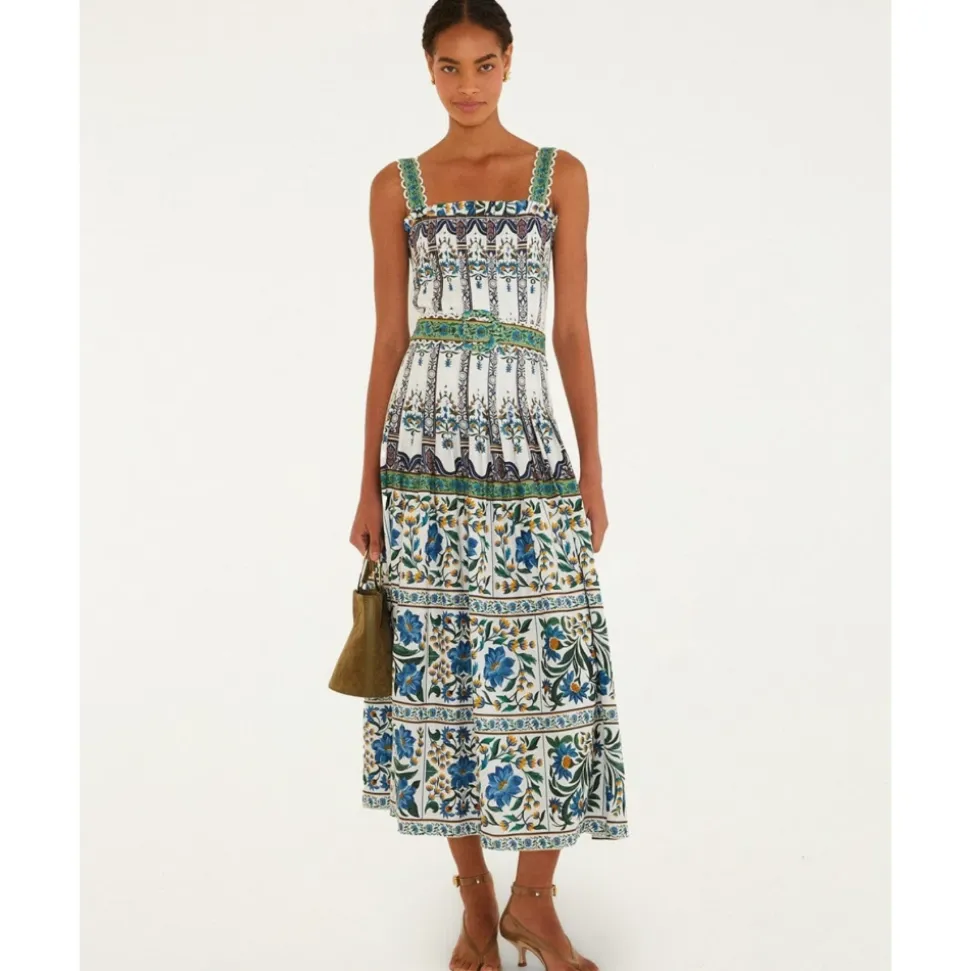 Vestido de dibujo estampado