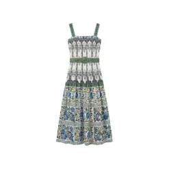 Vestido de dibujo estampado