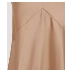 Vestido de Noche de Satén de Ante