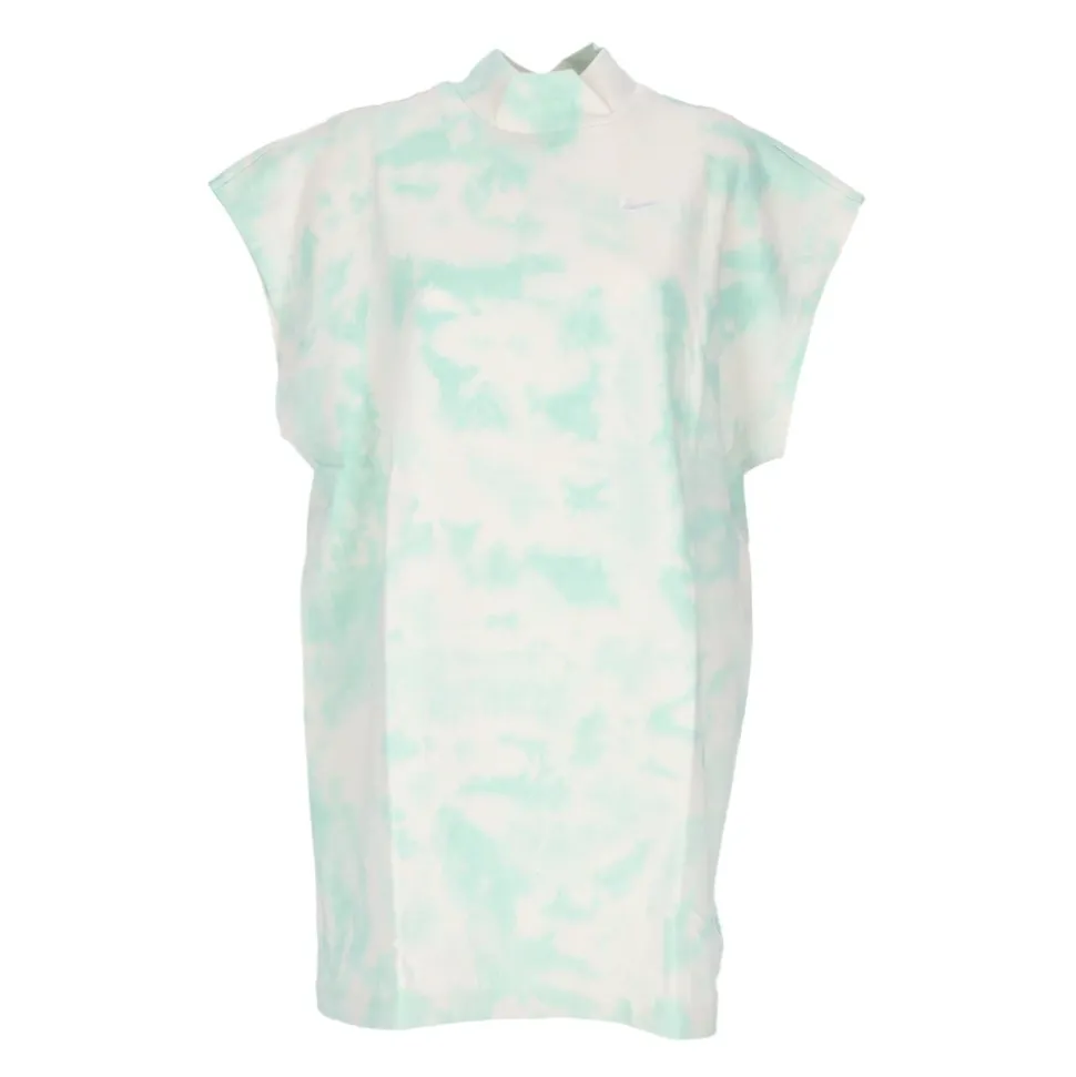 Vestido Jersey Espuma de Menta con Swoosh