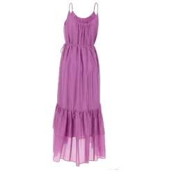 Vestido Maxi con Volantes Escalonados