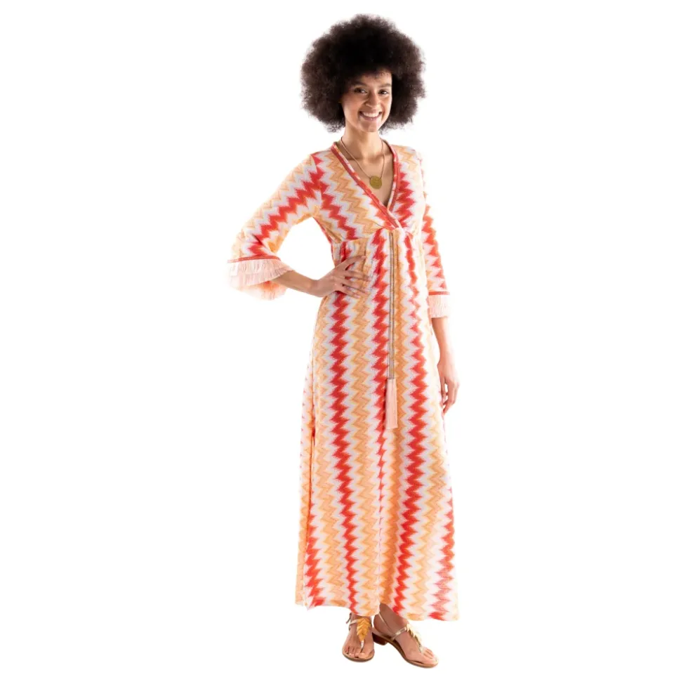 Vestido Maxi Zigzag