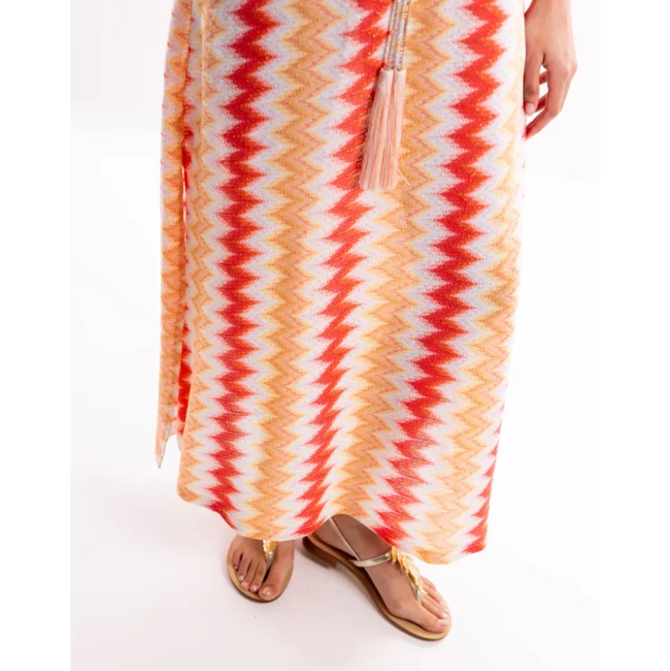 Vestido Maxi Zigzag