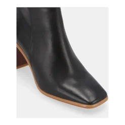 West Vintage Botines de Cuero Negro