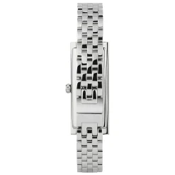 YA127504 - Caja de acero G-Frame, esfera negra con 3 diamantes, brazalete de acero