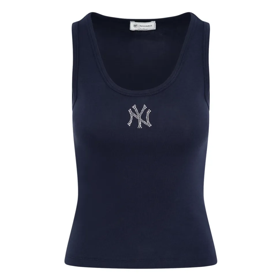Yankees Krystal Cropped Tank