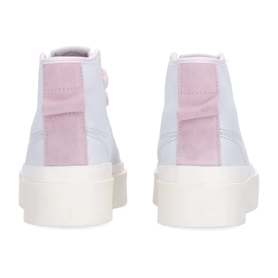 Zapatillas Altas Blancas Cristal