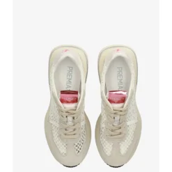 Zapatillas beige con logo premiado