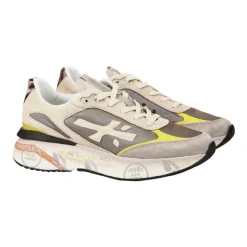 Zapatillas Beige de Ante y Tela