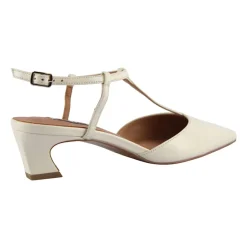 Zapatillas Chanel T de Cuero Blanco