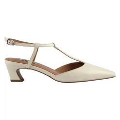 Zapatillas Chanel T de Cuero Blanco