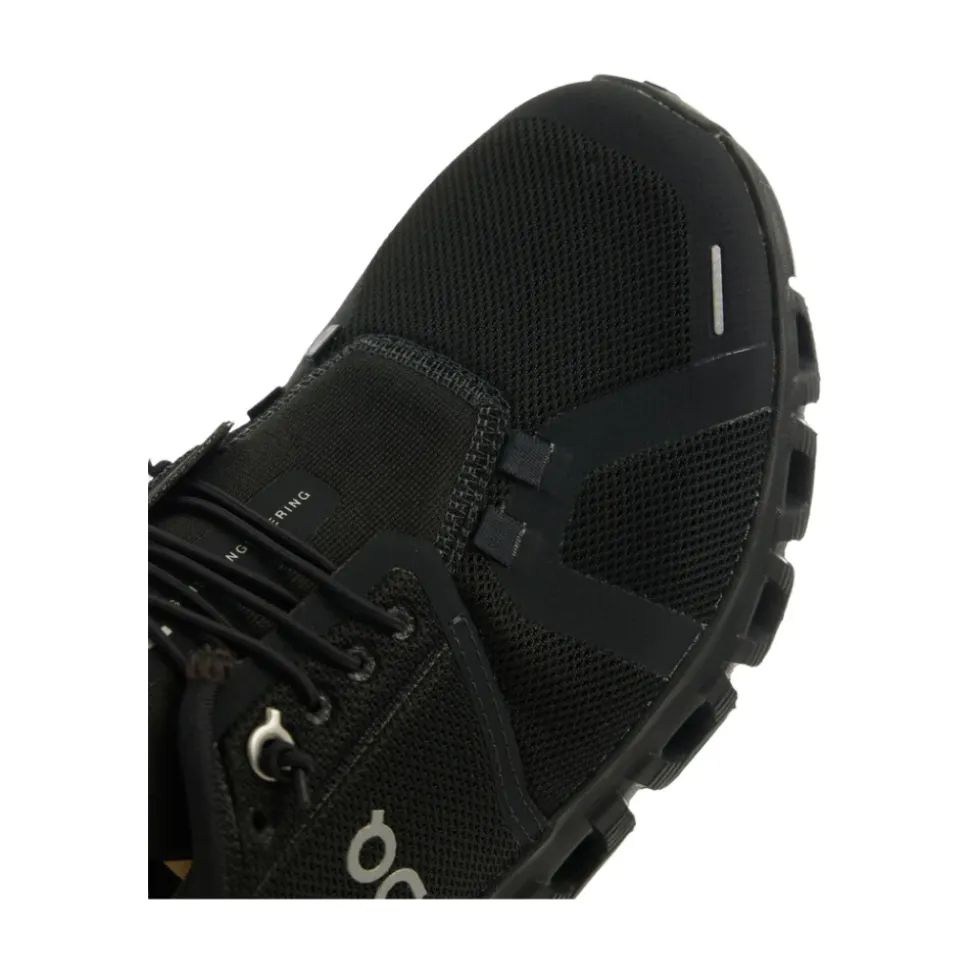 Zapatillas Chunky Negras con Estampado de Logotipo