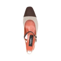 Zapato de Salón con Puntera y Tacón Ancho