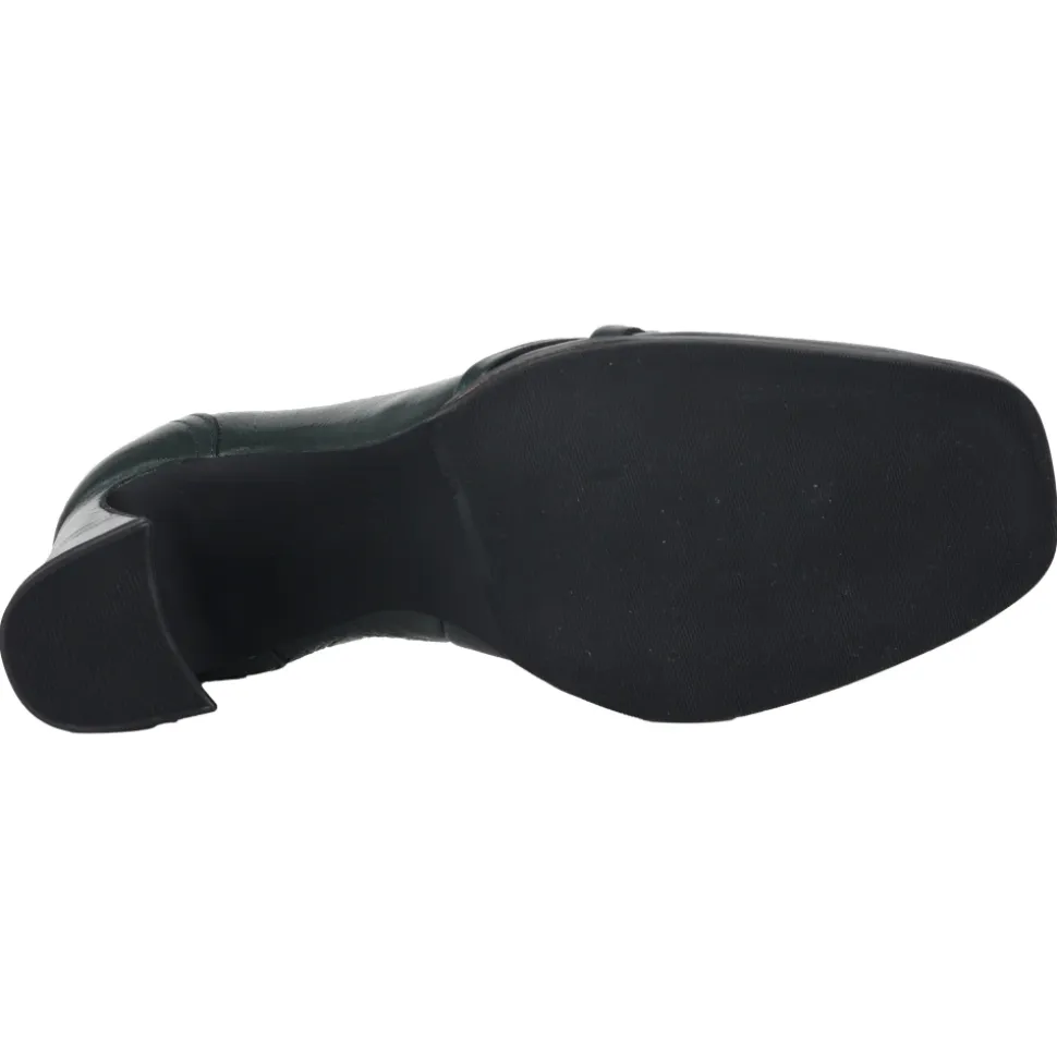 Zapato de Tacón Verde de Mujer