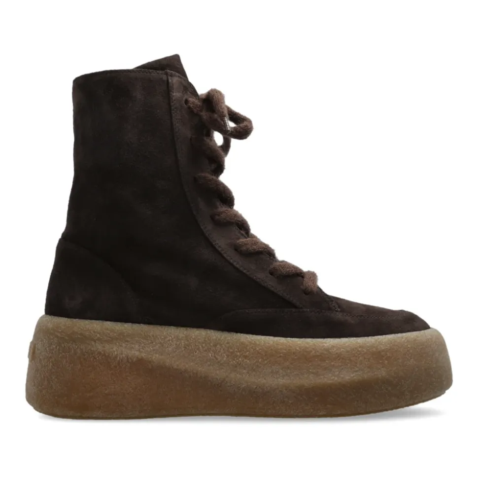 Zapatos de plataforma de ante
