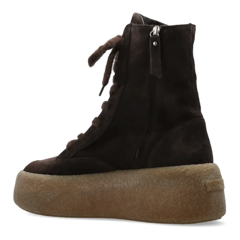 Zapatos de plataforma de ante