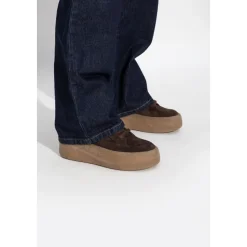 Zapatos de plataforma de ante