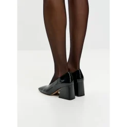 Zapatos de Salón con Tacón de Bloque y Charol
