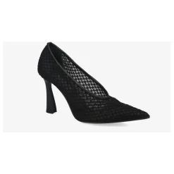 Zapatos de Salón de Malla Bordada