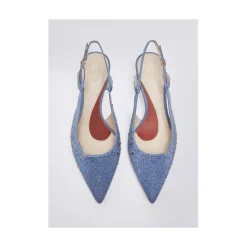 Zapatos de Salón de Piel con Punta