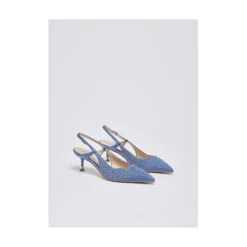 Zapatos de Salón de Piel con Punta