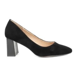 zapatos de salón negros elegantes cerrados