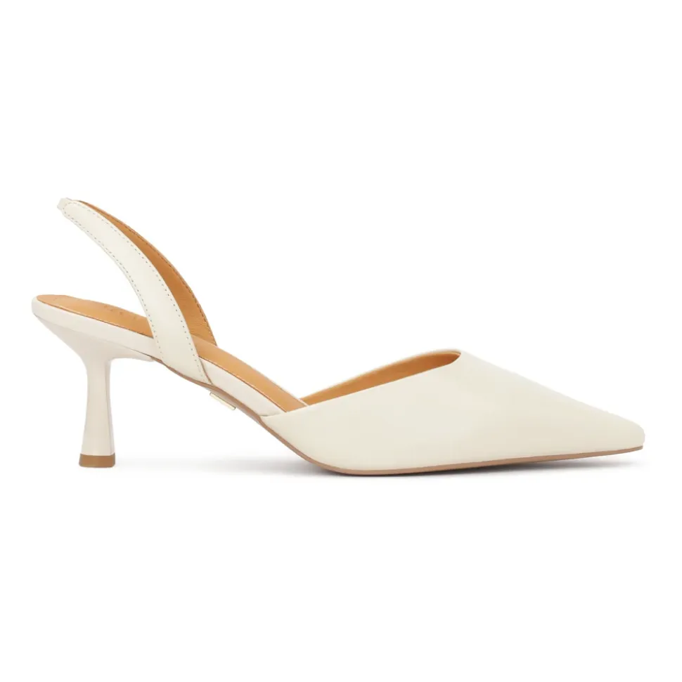 Zapatos de tacón con recortes y parte superior abierta y talones descubiertos