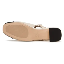 Zapatos de tacón de bloque con tira al talón Marisol