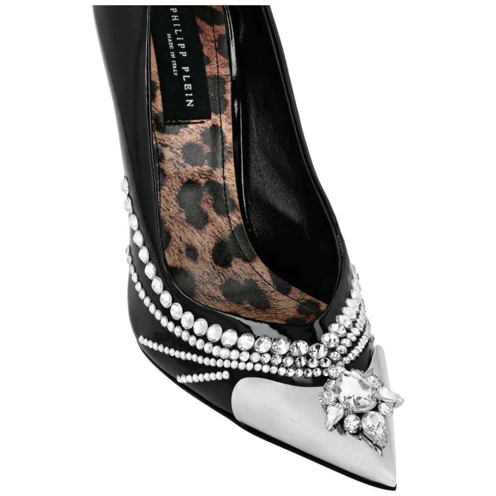 Zapatos de Tacón Decollete de Charol