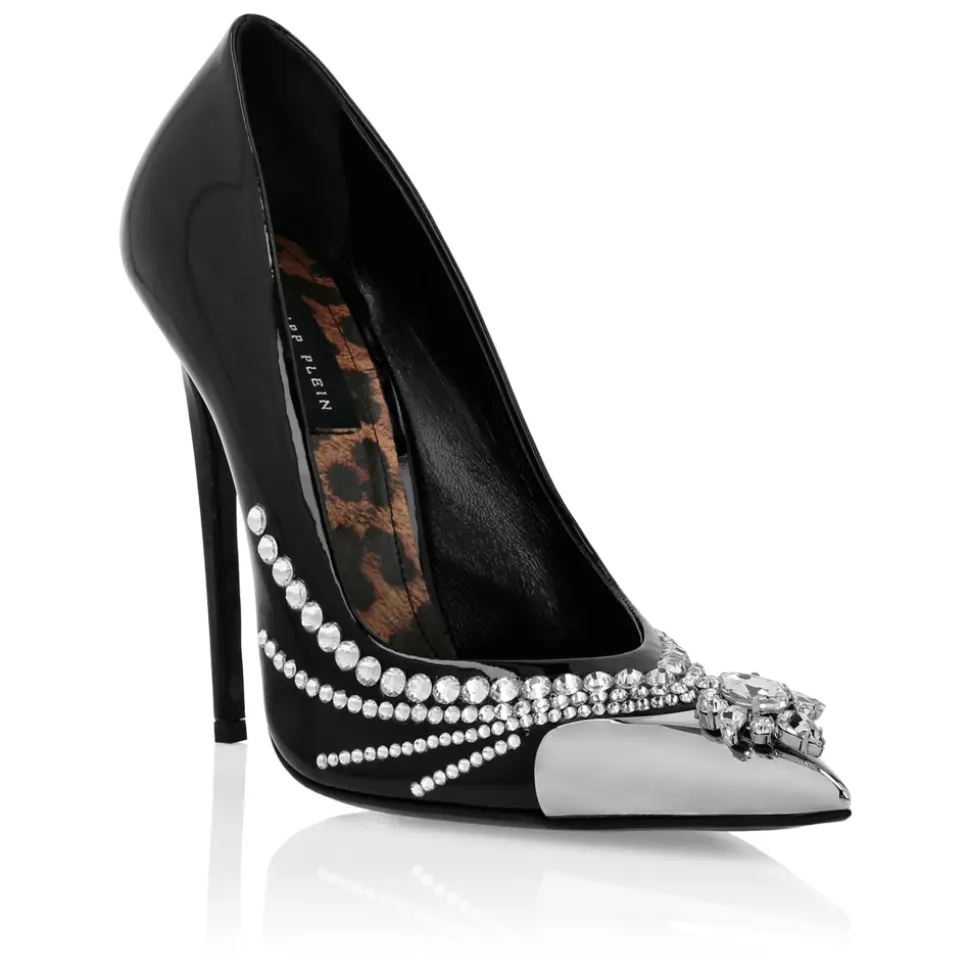 Zapatos de Tacón Decollete de Charol